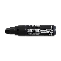 Pebeo Acrylic Marker - Black, 5-15 mm, Flat Nib