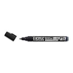 Pebeo Acrylic Marker - Black, 0.7 mm, Fine Nib