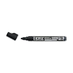 Pebeo Acrylic Marker - Precious Black, 4 mm, Bullet Nib
