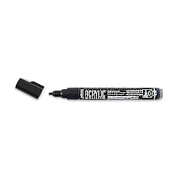 Pebeo Acrylic Marker - Precious Black, 1.2 mm, Bullet Nib