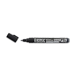 Pebeo Acrylic Marker - Precious Black, 0.7 mm, Fine Nib