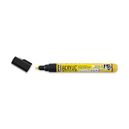 Pebeo Acrylic Marker - Dark Yellow, 1.2 mm, Bullet Nib