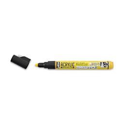 Pebeo Acrylic Marker - Dark Yellow, 4 mm, Bullet Nib
