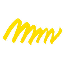 Pebeo Acrylic Marker - Dark Yellow, 4 mm, Chisel Nib swatch