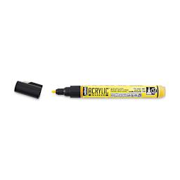 Pebeo Acrylic Marker - Fluorescent Yellow, 1.2 mm, Bullet Nib