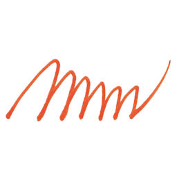 Pebeo Acrylic Marker - Orange, 0.7 mm, Fine nib swatch