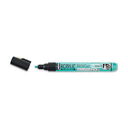 Pebeo Acrylic Marker - Turquoise, 1.2 mm, Bullet Nib