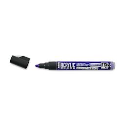 Pebeo Acrylic Marker - Violet, 4 mm, Bullet Nib