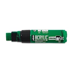 Pebeo Acrylic Marker - Green, 5-15 mm, Flat Nib