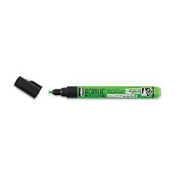 Pebeo Acrylic Marker - Bright Green, 1.2 mm, Bullet Nib