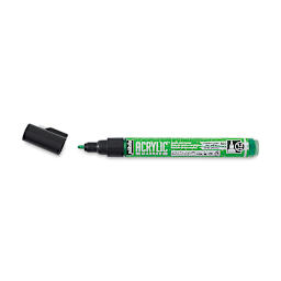 Pebeo Acrylic Marker - Precious Green, 1.2 mm, Bullet Nib