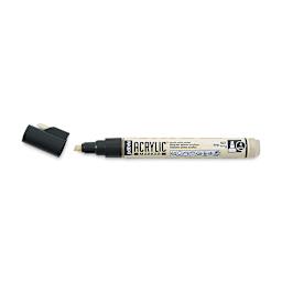 Pebeo Acrylic Marker - Beige, 4 mm, Chisel Nib