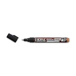 Pebeo Acrylic Marker - Burnt Sienna, 0.7 mm, Fine Nib