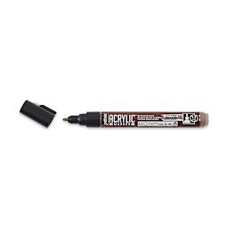 Pebeo Acrylic Marker - Burnt Sienna, 1.2 mm, Bullet Nib