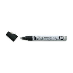 Pebeo Acrylic Marker - Precious Silver, 4 mm, Chisel Nib