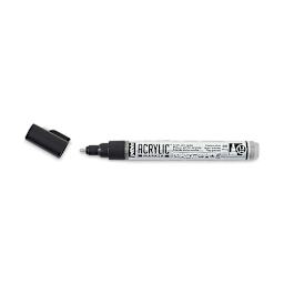 Pebeo Acrylic Marker - Precious Silver, 1.2 mm, Bullet Nib
