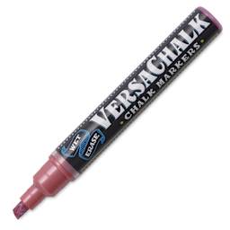 VersaChalk Wet Erase Liquid Chalk Marker - Metallic Ruby Red, 5 mm, Bold Tip, cap off