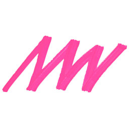 VersaChalk Wet Erase Liquid Chalk Marker - Neon Pink, 5 mm, swatch