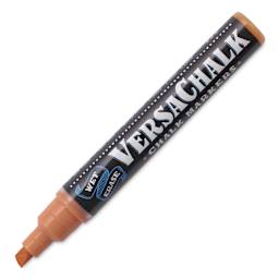 VersaChalk Wet Erase Liquid Chalk Marker - Classic Burnt Orange, 5 mm, Bold Tip, cap off