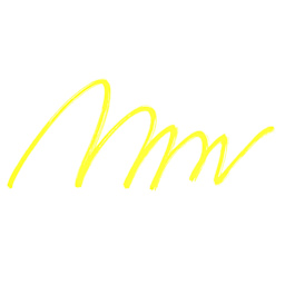 VersaChalk Wet Erase Liquid Chalk Marker - Neon Yellow, 3 mm, swatch