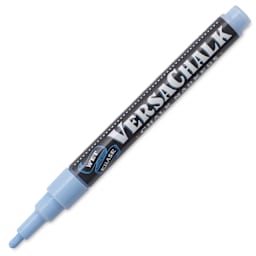 VersaChalk Wet Erase Liquid Chalk Marker - Classic Periwinkle Blue, 3 mm, Fine Tip, cap off