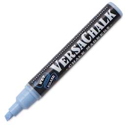 VersaChalk Wet Erase Liquid Chalk Marker - Classic Periwinkle Blue, 5 mm, Bold Tip, cap off