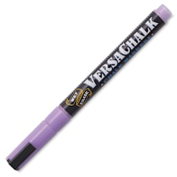 VersaChalk Wet Erase Liquid Chalk Marker - Vivid Wicked Violet, 3 mm, Fine Tip, cap on