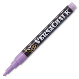 VersaChalk Wet Erase Liquid Chalk Marker - Vivid Wicked Violet, 3 mm, Fine Tip, cap off