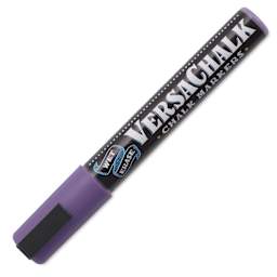 VersaChalk Wet Erase Liquid Chalk Marker - Classic Purple Grape, 5 mm, Bold Tip, cap on