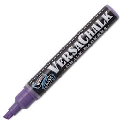 VersaChalk Wet Erase Liquid Chalk Marker - Classic Purple Grape, 5 mm, Bold Tip, cap off