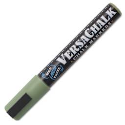 VersaChalk Wet Erase Liquid Chalk Marker - Classic Sage Green, 5 mm, Bold Tip, cap on