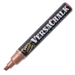 VersaChalk Wet Erase Liquid Chalk Marker - Metallic Copper, 5 mm, Bold Tip, cap off