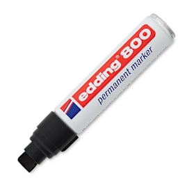 Edding Permanent Marker - Black, 800, Chisel Nib, 4-12 mm