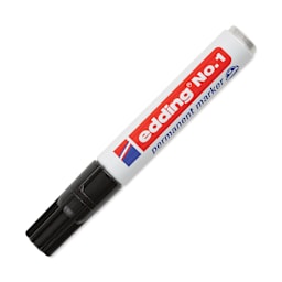 Edding Permanent Marker - Black, No.1, Chisel Nib, 1-5 mm