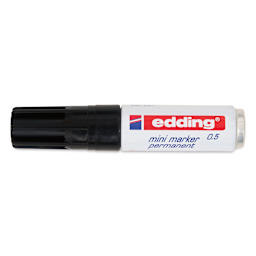 Edding Mini Permanent Marker - Black, Bullet Nib
