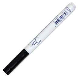 Edding Permanent Marker - Black, 404 Series, Bullet Nib, 0.75 mm, back of the marker barrel