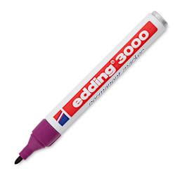 Edding Permanent Marker - Magenta, 3000, Bullet Nib