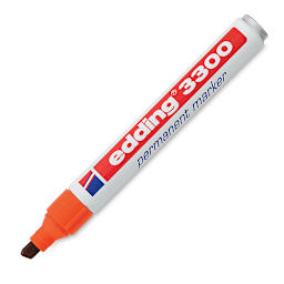 Edding Permanent Marker - Orange, 3300, Chisel Nib, 1-5 mm