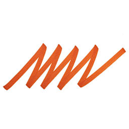 Edding Permanent Marker - Orange, 3300, Chisel Nib, 1-5 mm swatch