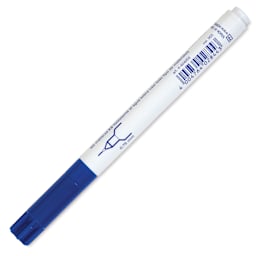 Edding Permanent Marker - Blue, 404 Series, Bullet Nib, 0.75 mm, back of the marker barrel