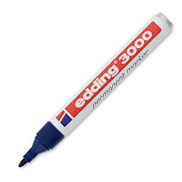 Edding Permanent Marker - Steel Blue, 3000, Bullet Nib