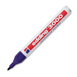 Edding Permanent Marker - Violet, 3000, Bullet Nib