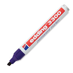 Edding Permanent Marker - Violet, 3300, Chisel Nib, 1-5 mm