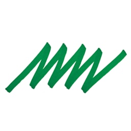 Edding Permanent Marker - Green, 3300, Chisel Nib, 1-5 mm swatch