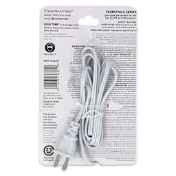 Surebonder Essentials Mini High Temp Glue Gun - Coral, back of the packaging.