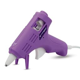 Surebonder Essentials Mini High Temp Glue Gun - Lavender, outside of the packaging.