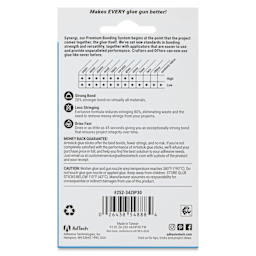 AdTech Artistick Performance Mini Glue Sticks - Pkg of 30 - back of packaging