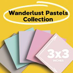 Wanderlust Pastel Collection, 3" x 3"