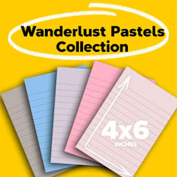 Wanderlust Pastels Collection, 4" x 6"