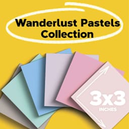 Wanderlust Pastels Collection, 3" x 3"